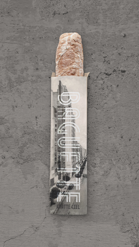 baguette gratte ciel vintage 2